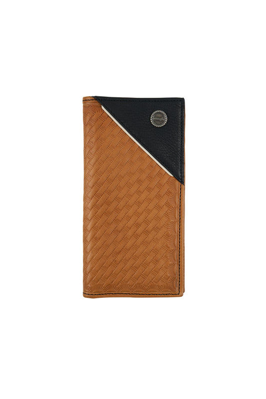 Wrangler Sawyer Rodeo Wallet - Tan and Black