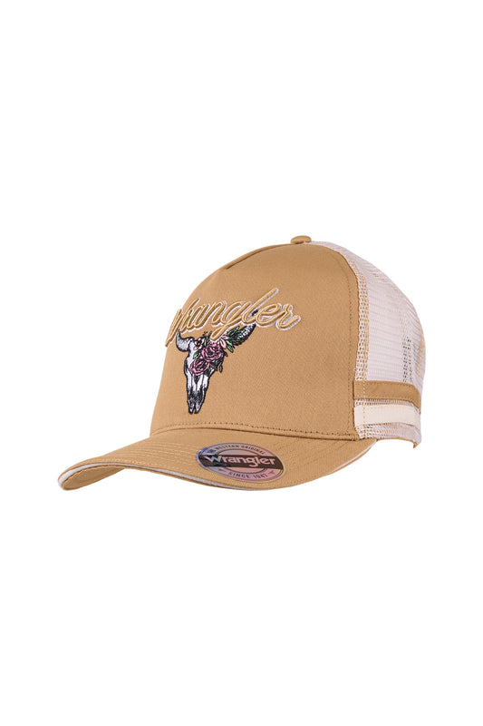 Wrangler Asha High Profile Trucker Cap - Stone