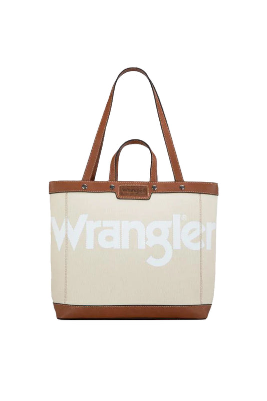 Wrangler Canvas Iconic Logo Tote - Natural - X5W2985BAG