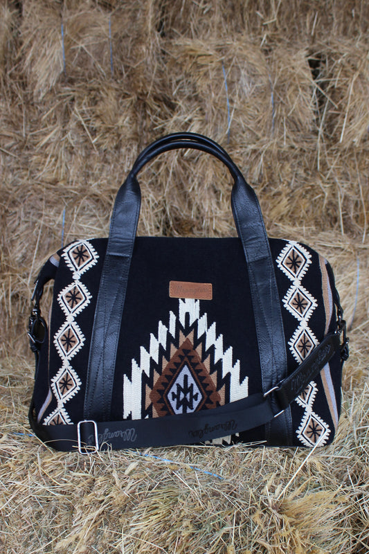 Wrangler Maya Aztec Duffle Bag - Black - X5W2994BAG