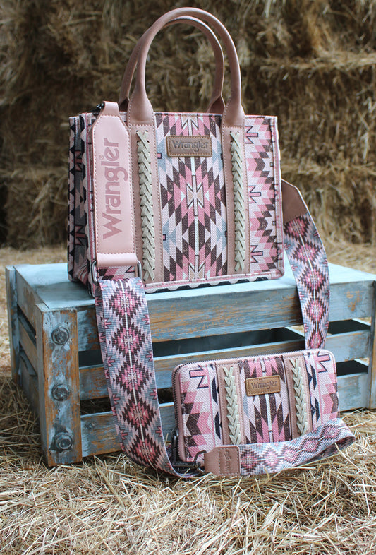Wrangler Phoenix Crossbody Bag - Pink - X5W2996BAG