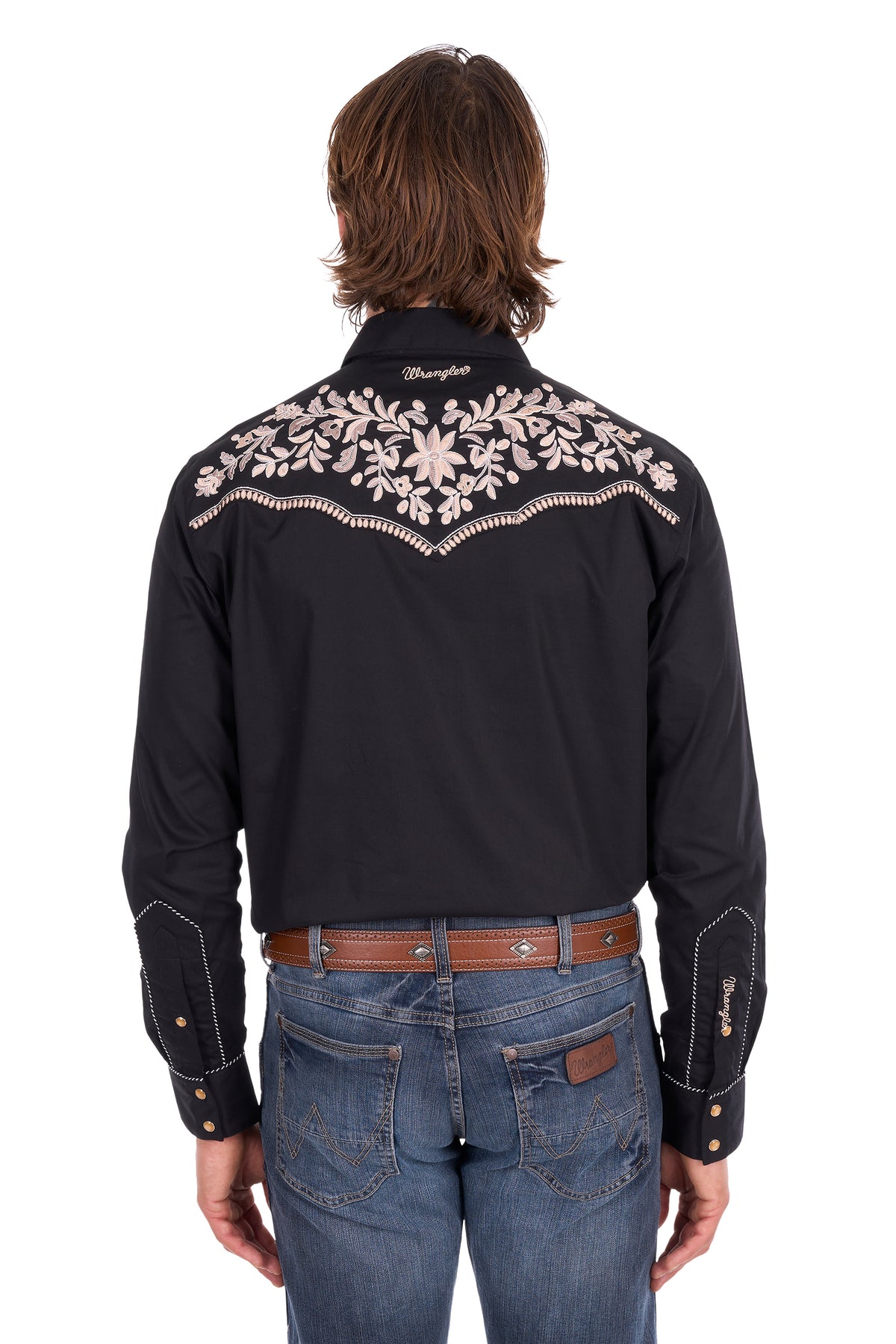 Wrangler Mens Anthony Embroidered L/S Shirt - X6S1113674