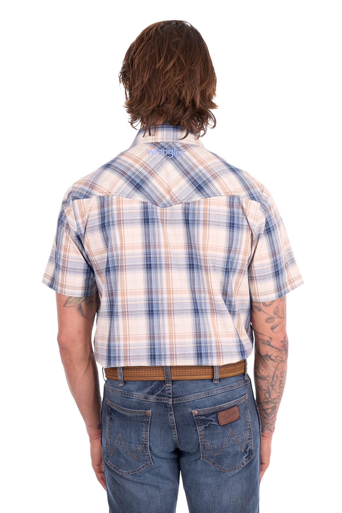 Wrangler Mens Adrian Check S/S Shirt - X6S1117672