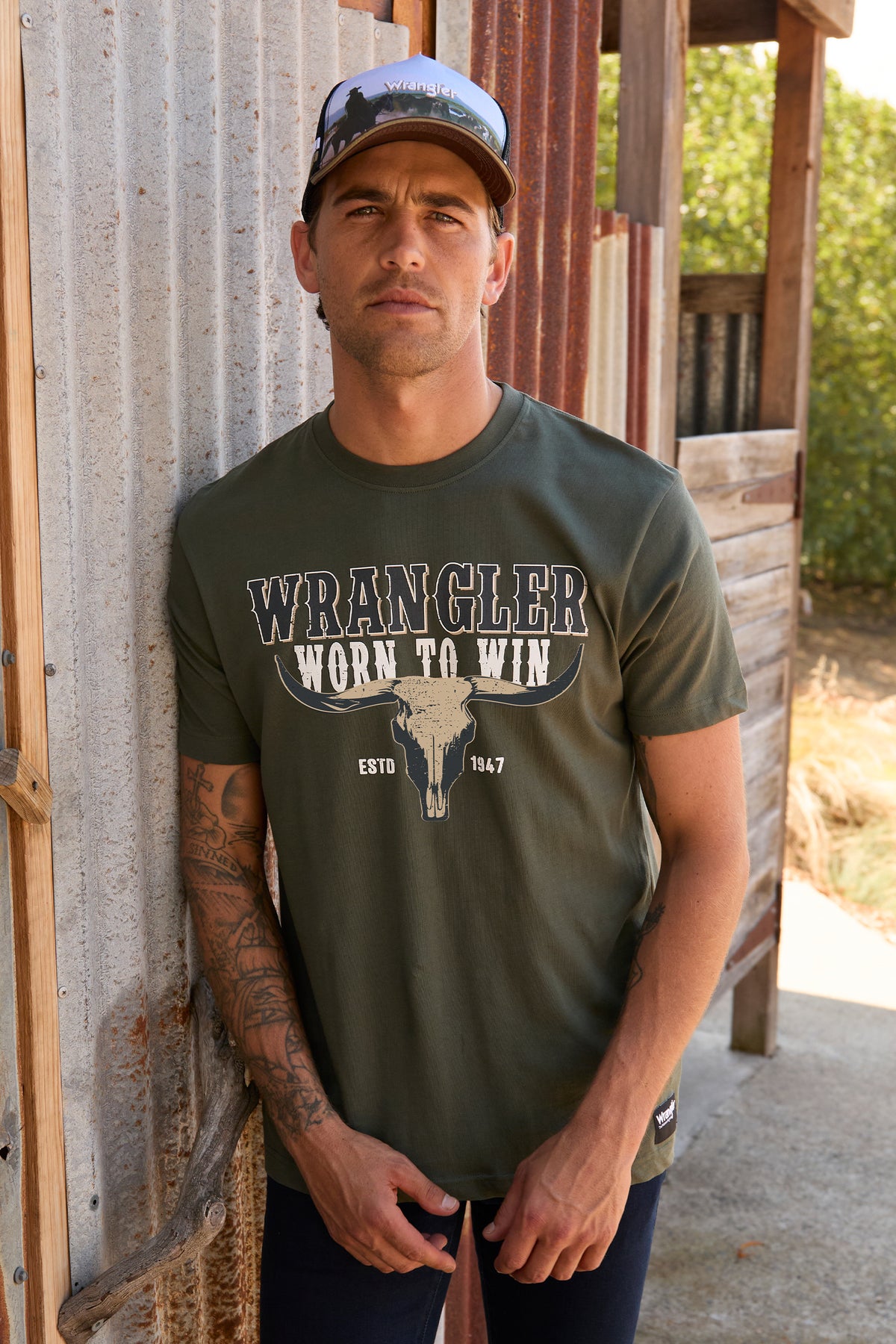 Wrangler Mens Scott S/S Tee - X6S1557693