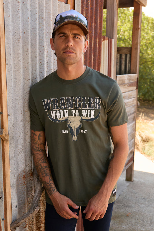 Wrangler Mens Scott S/S Tee - X6S1557693