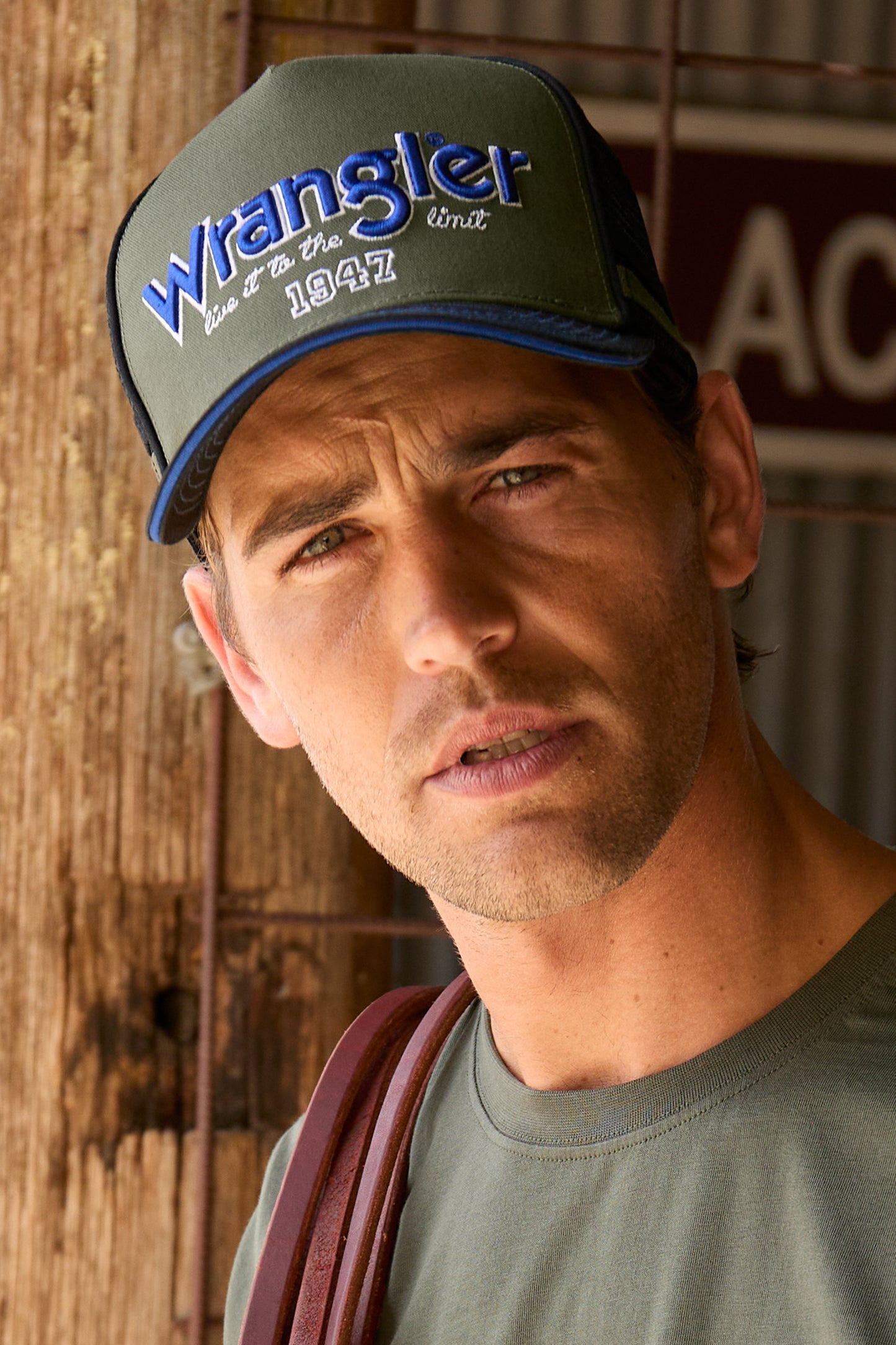 Wrangler Dave High Profile Trucker Cap - X6S1942CAP