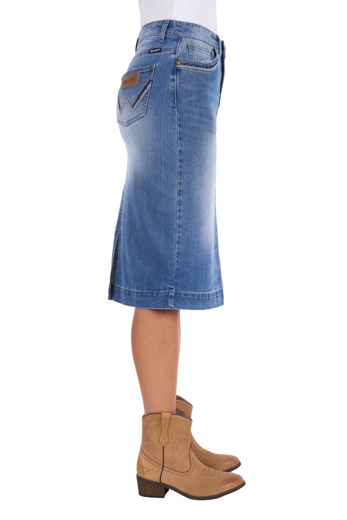 Wrangler Ladies Emmie Denim Skirt - X6S2410724
