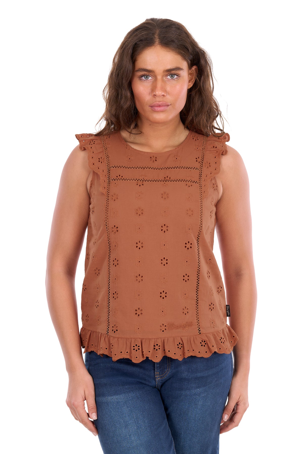 Wrangler Ladies Grace Sleeveless Blouse - X6S2502615
