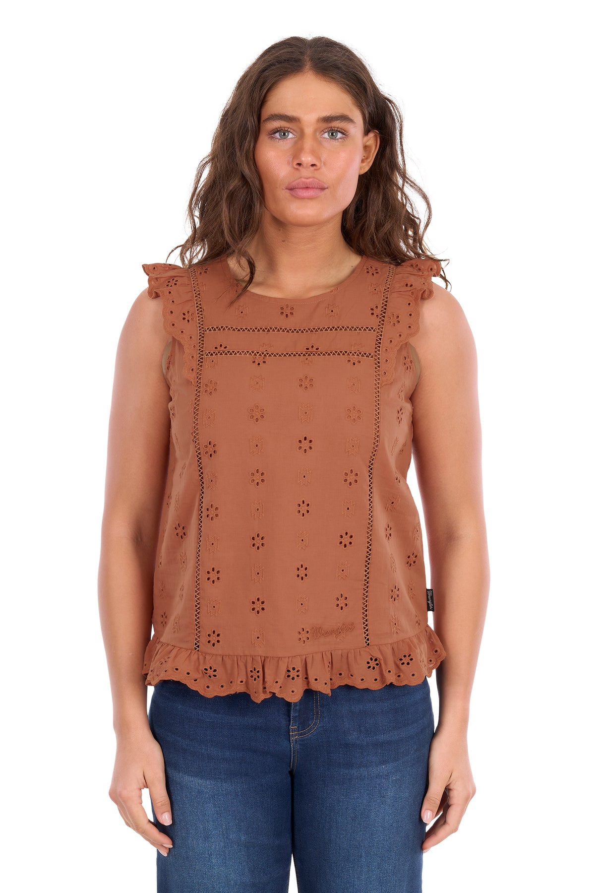 Wrangler Ladies Grace Sleeveless Blouse - X6S2502615