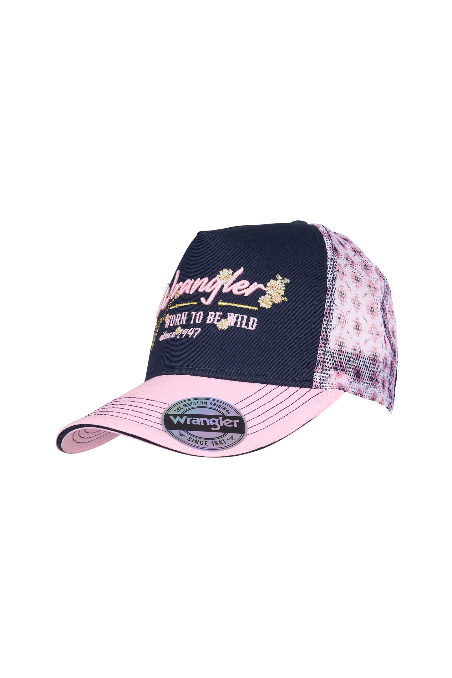 Wrangler Bella High Profile Ponytail Trucker Cap - X6S2935CAP