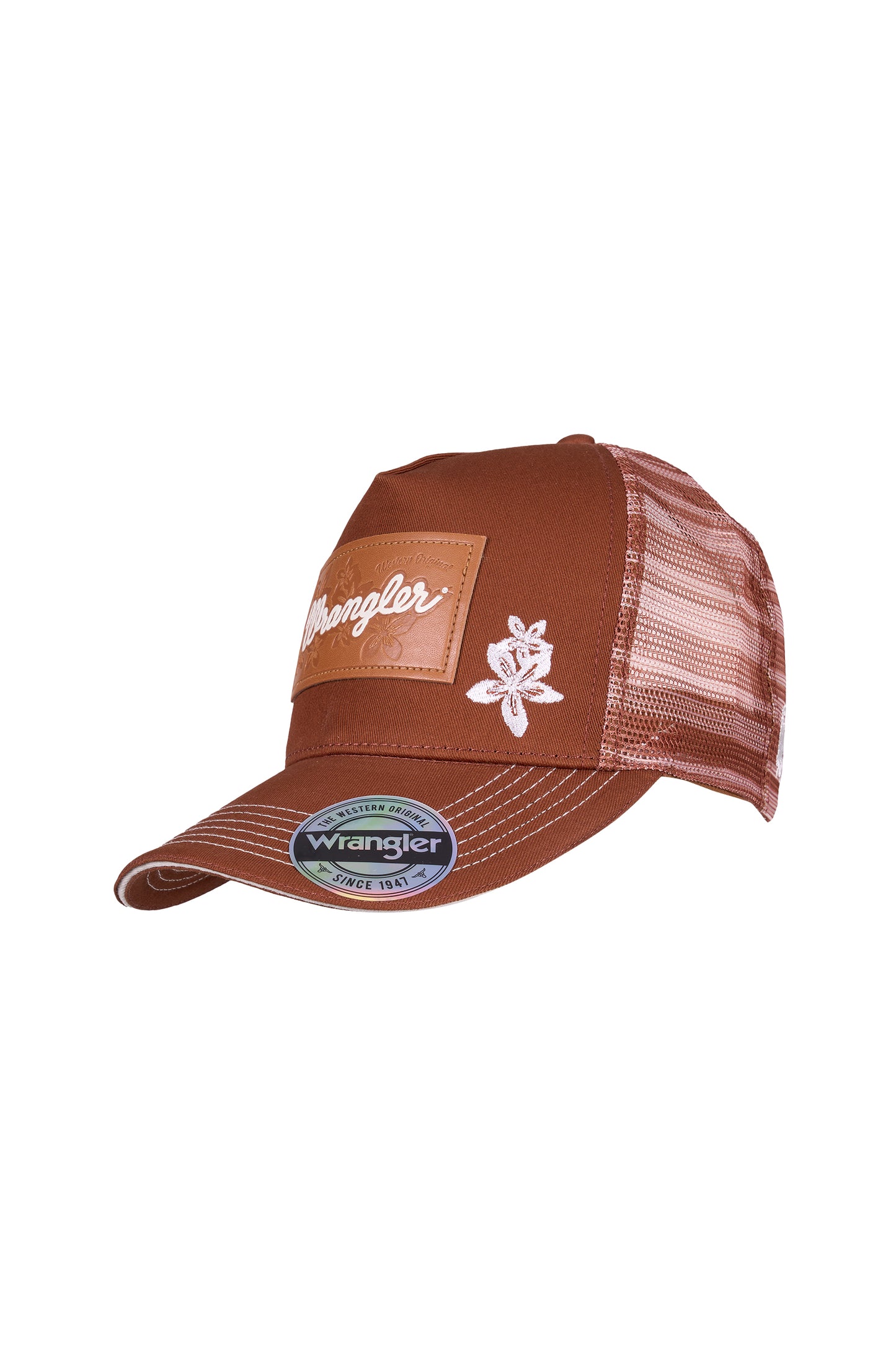 Wrangler Jenna High Profile Ponytail Trucker Cap - X6S2939CAP