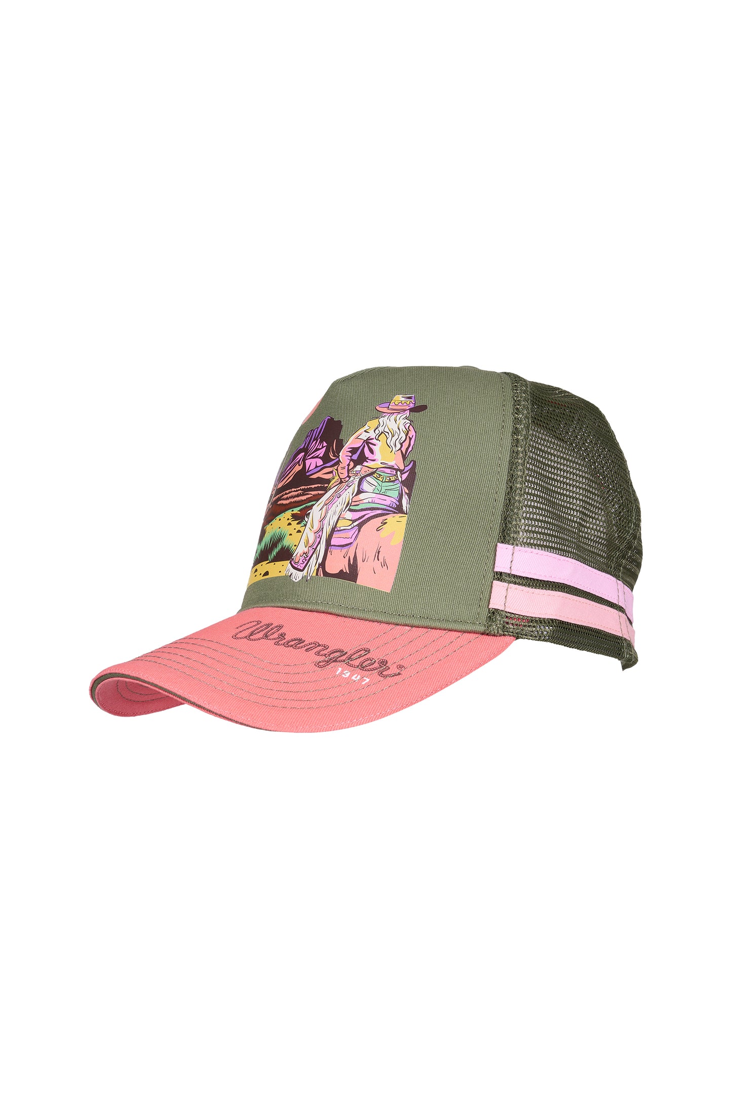 Wrangler Willa High Profile Trucker Cap - X6S2942CAP