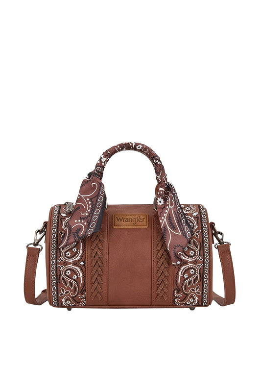 Wrangler Ladies Paisley Barrel Bag - X6S4924BAG