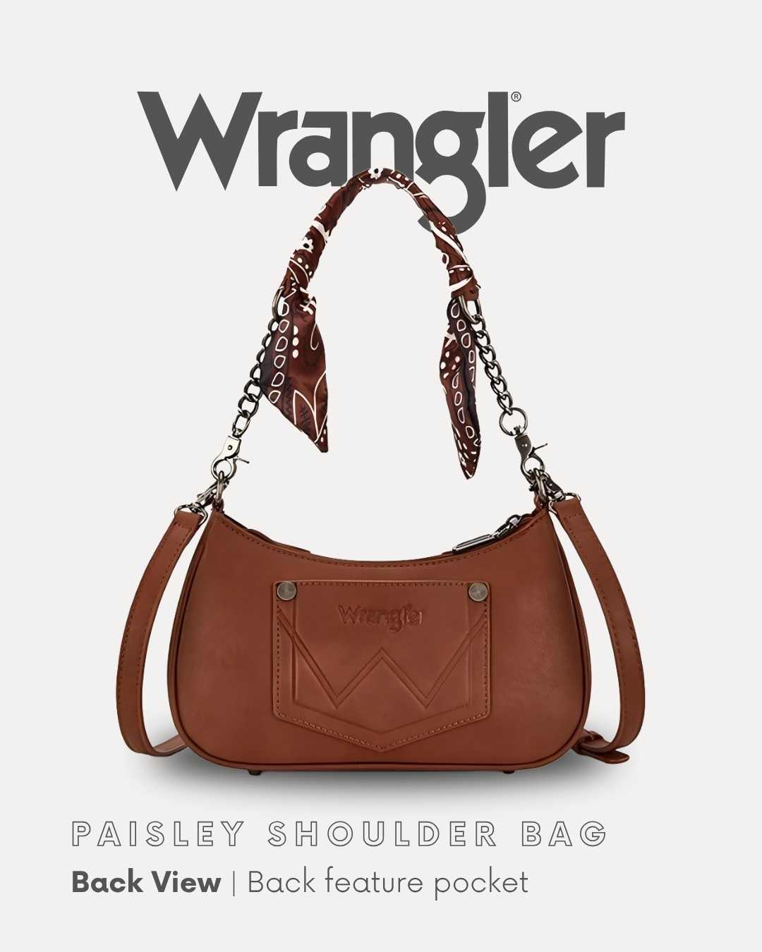 Wrangler Ladies Paisley Shoulder Bag - X6S4925BAG