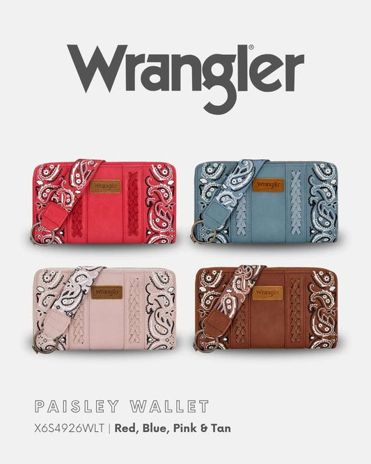 Wrangler Ladies Paisley Wallet - X6S4926WLT