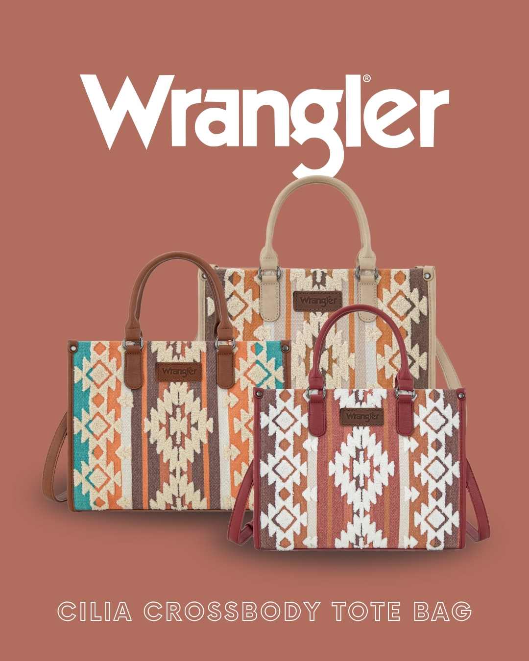 Wrangler Ladies Cilia Crossbody Tote Bag - X6S4940BAG