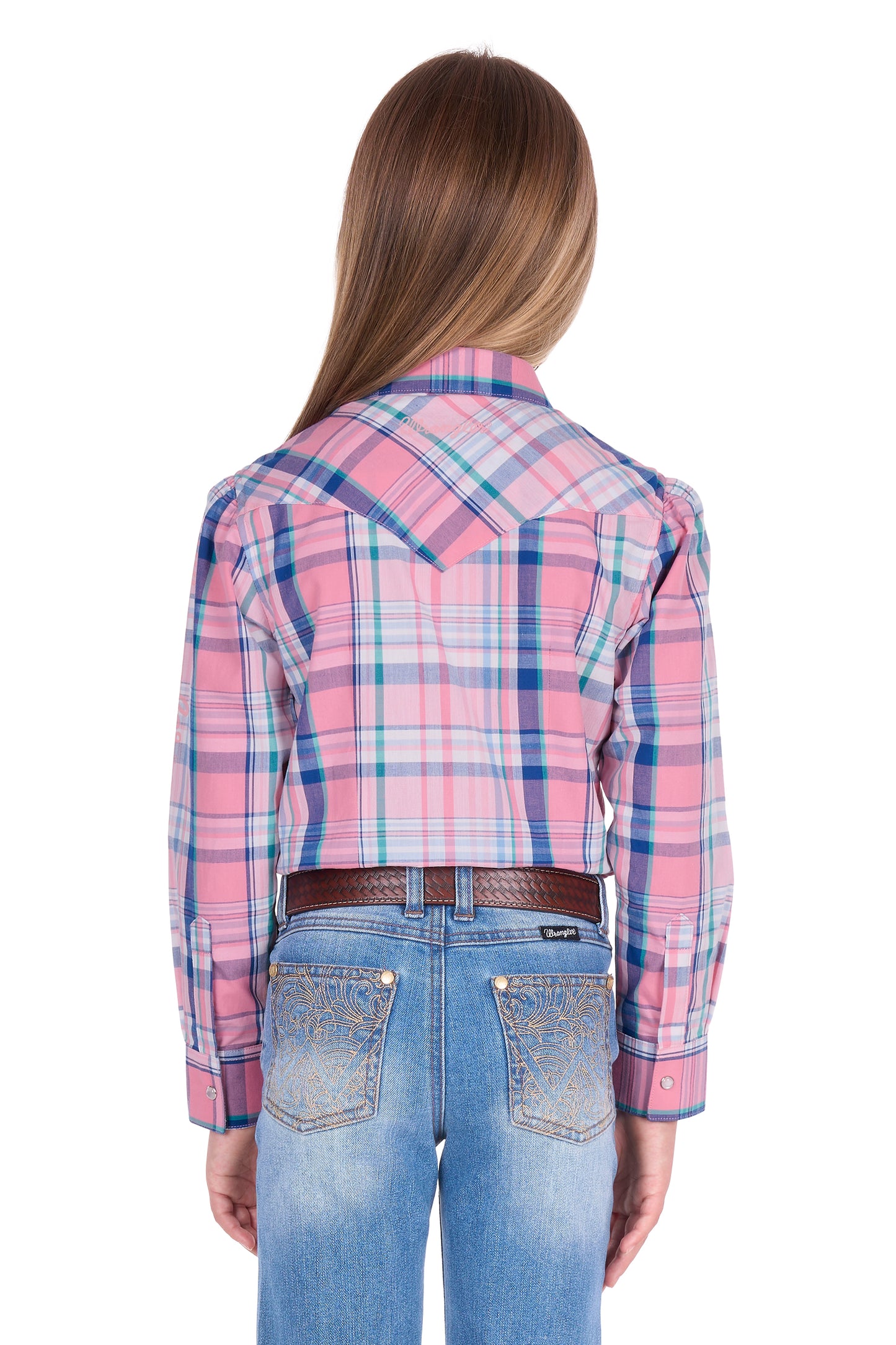 Wrangler Girls Kiara Logo L/S Shirt - X6S5129603
