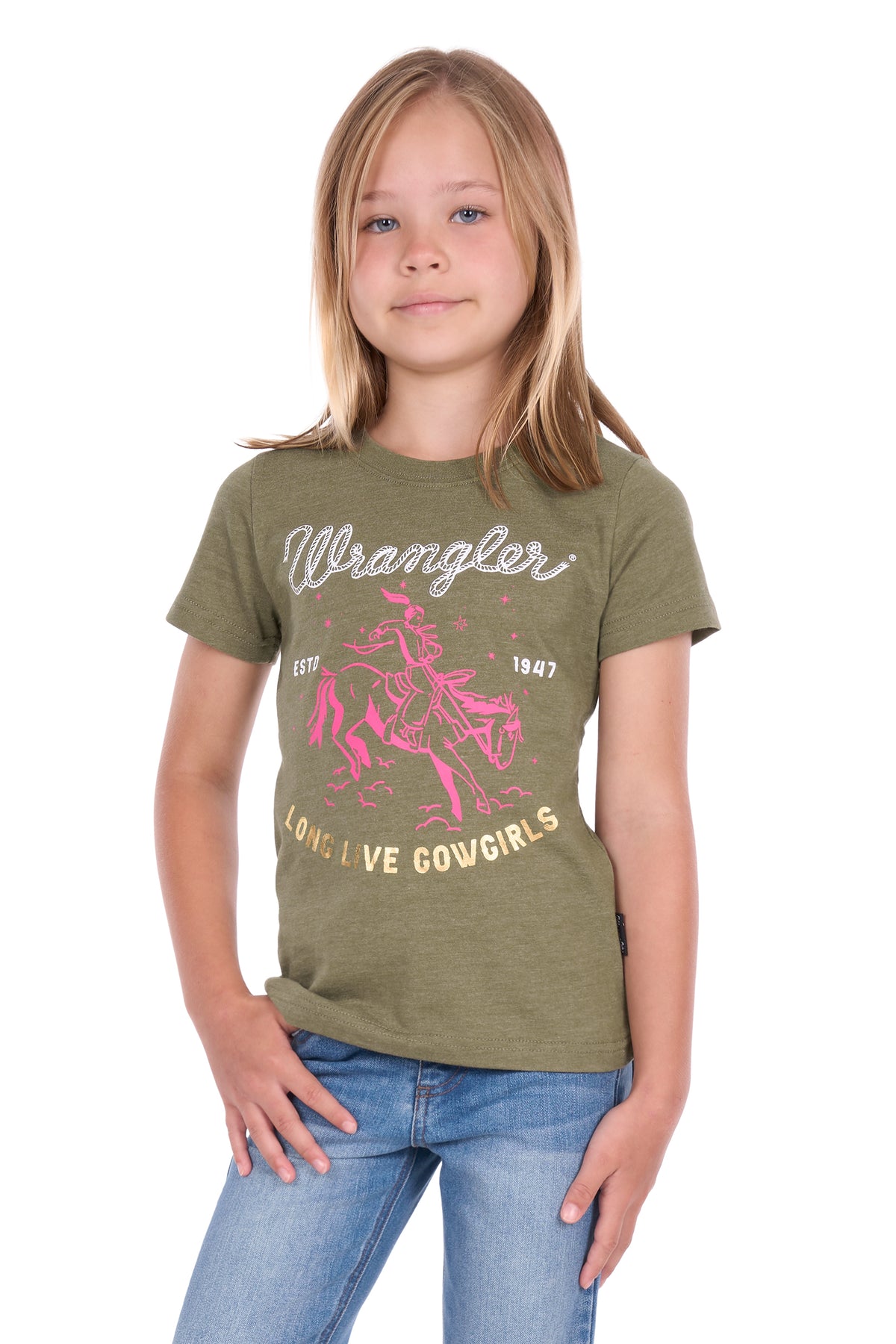 Wrangler Girls Sage S/S Tee - X6S5598646