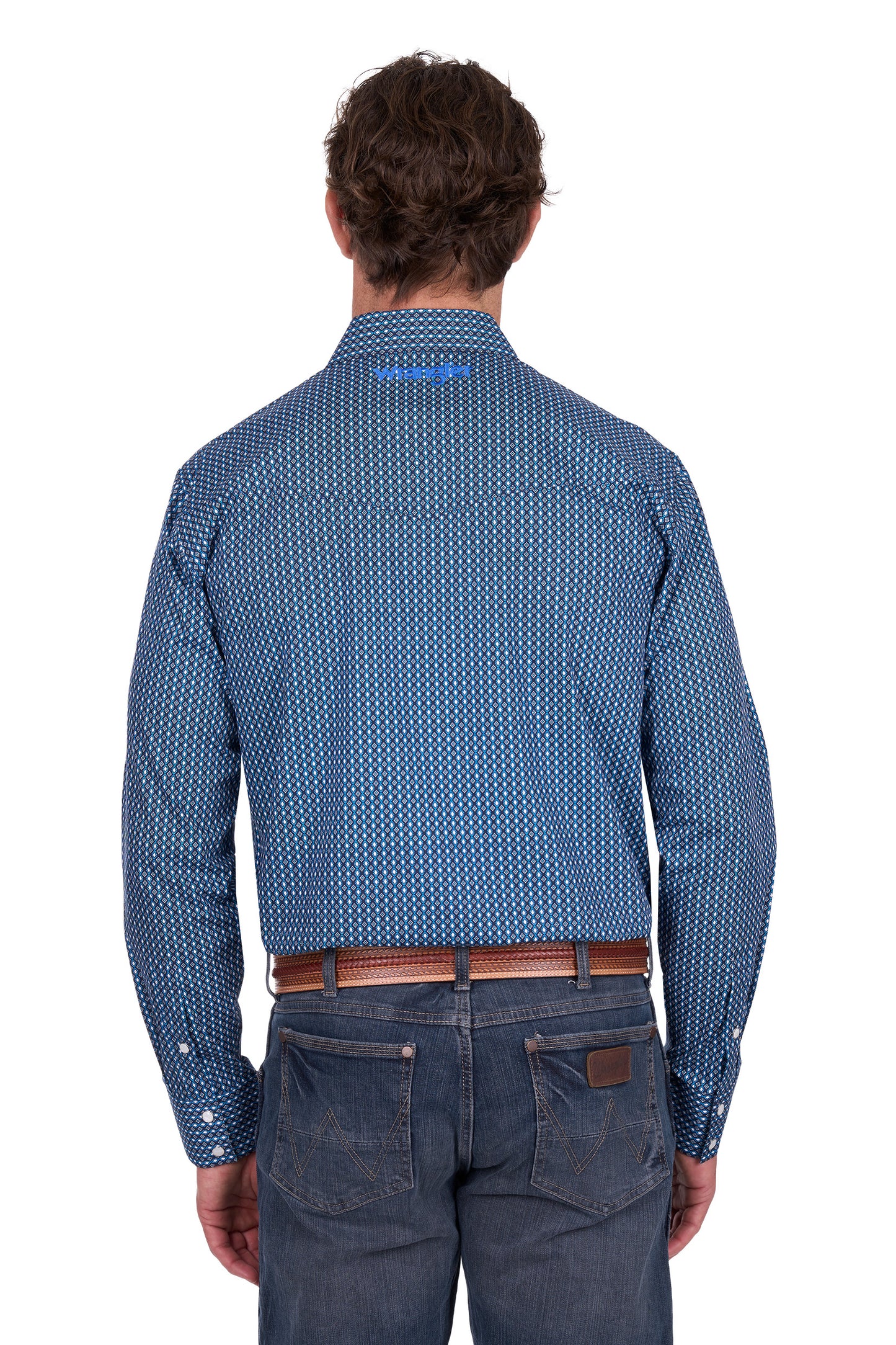 Wrangler Mens Kyle Print L/S Shirt - X6W1111481