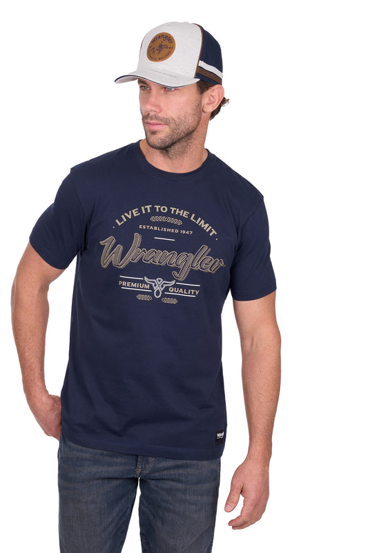 Wrangler Mens Joel S/S Tee - X6W1557496