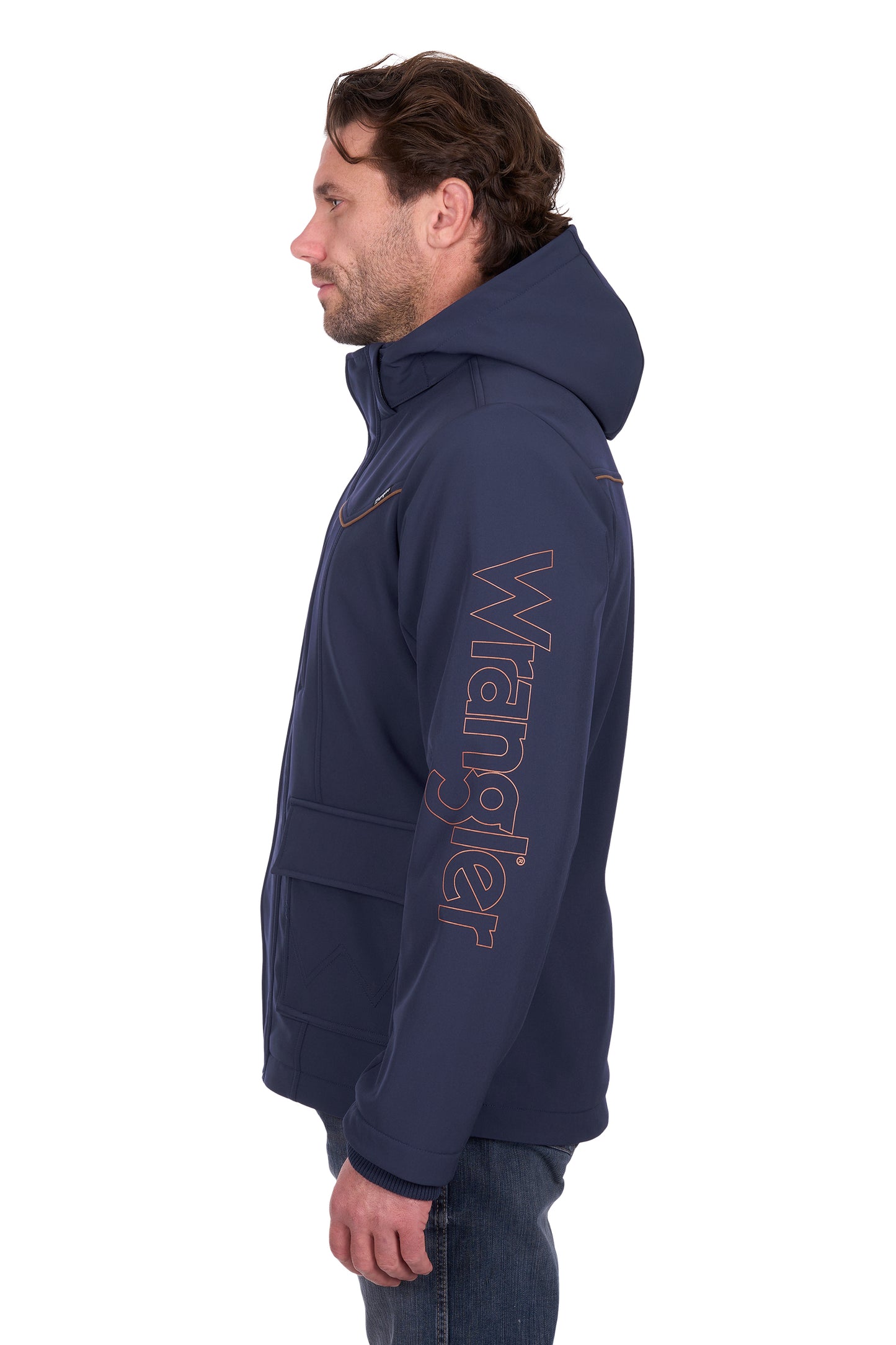 Wrangler Mens Cade Logo Softshell Jacket - X6W1773262