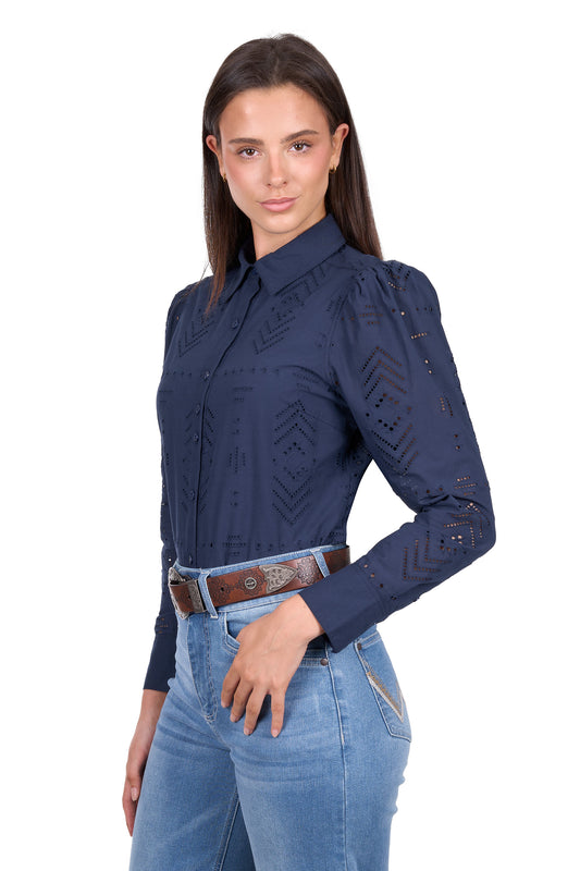 Wrangler Ladies Lilly L/S Shirt - X6W2127434
