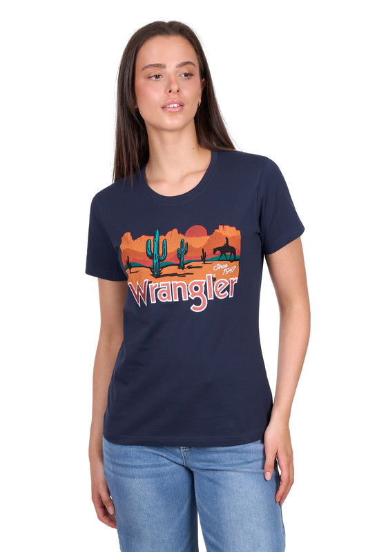 Wrangler Ladies Natasha S/S Tee - X6W2598537