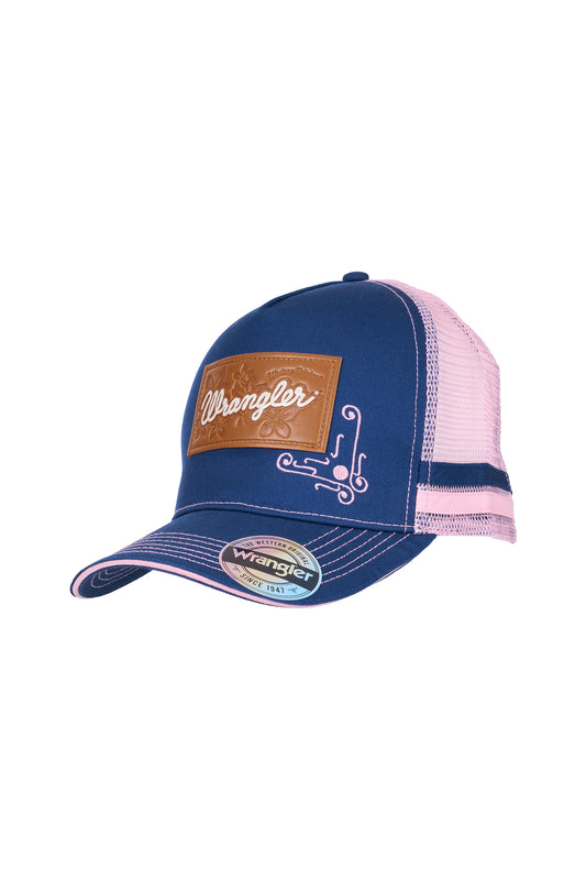 Wrangler Sasha High Profile Ponytail Trucker Cap - X6W2941CAP