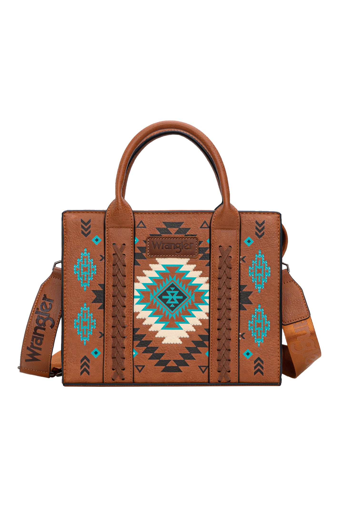 Wrangler Talia Aztec Crossbody Bag - Tan - X6W4907BAG