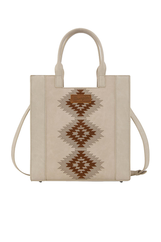 Wrangler Harper Aztec Crossbody Bag - Beige - X6W4910BAG