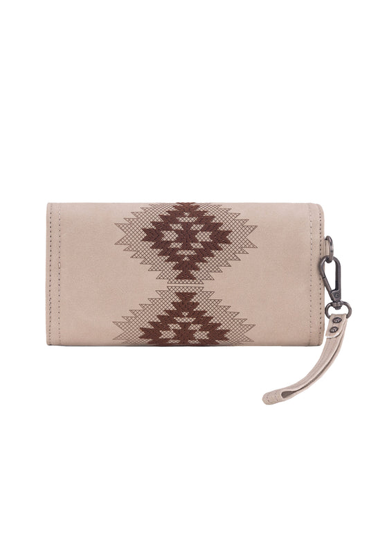 Wrangler Harper Aztec Wallet - Beige - X6W4911WLT