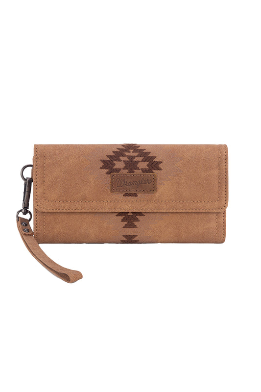 Wrangler Harper Aztec Wallet - Tan - X6W4911WLT