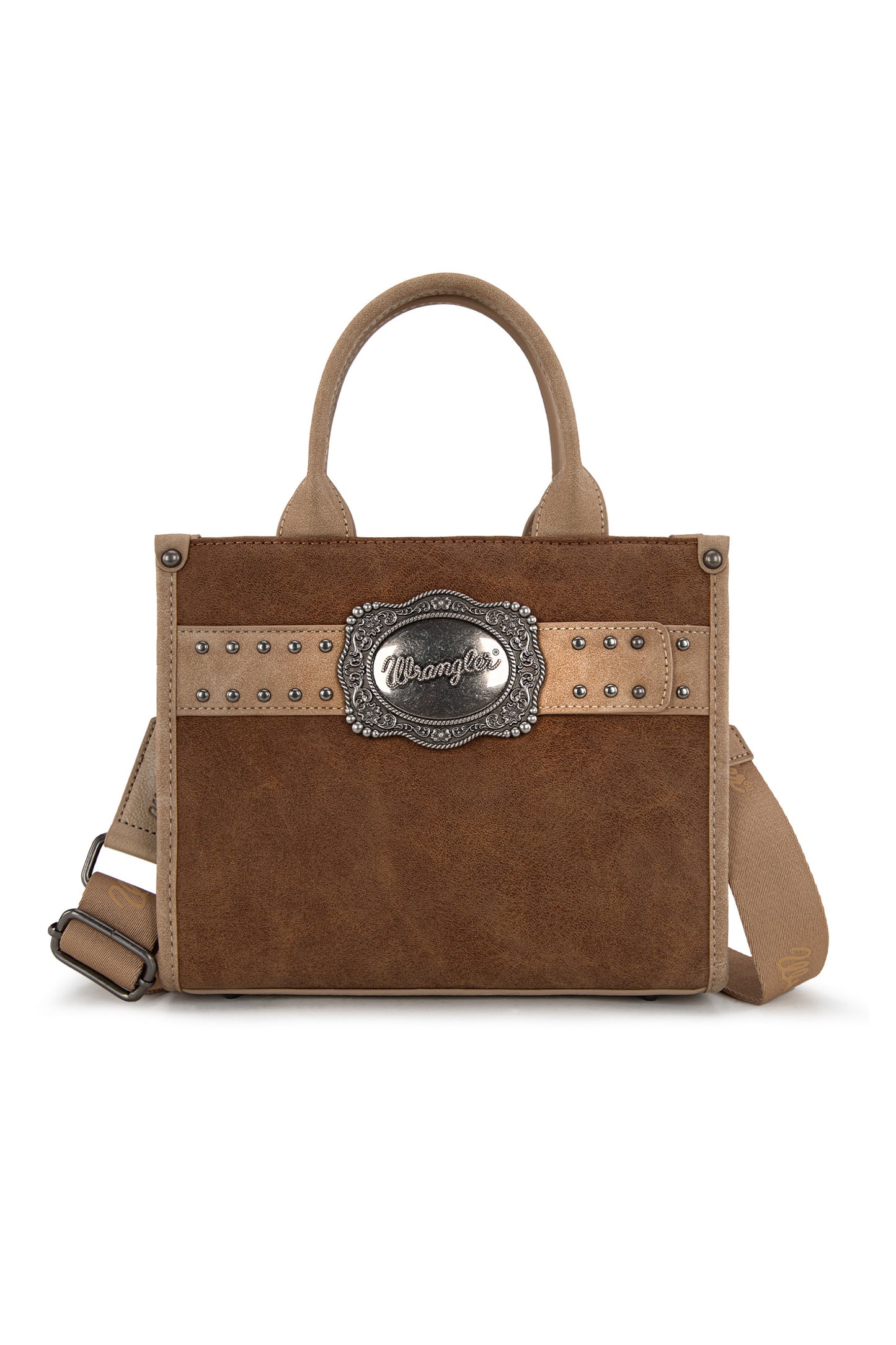 Wrangler Feature Buckle Crossbody Bag - Tan - X6W4912BAG