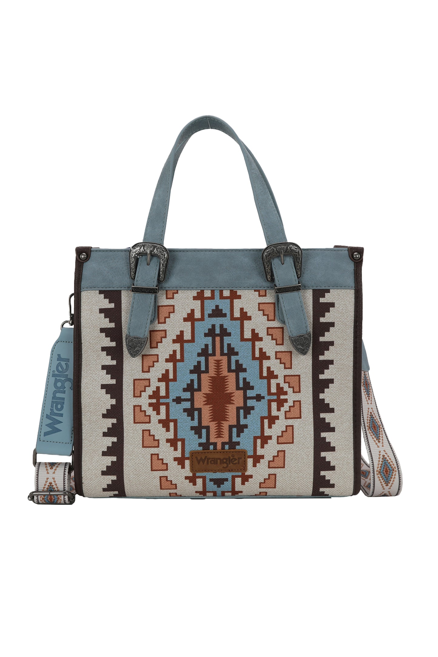 Wrangler Lucia Buckle Handle Bag - Blue - X6W4913BAG