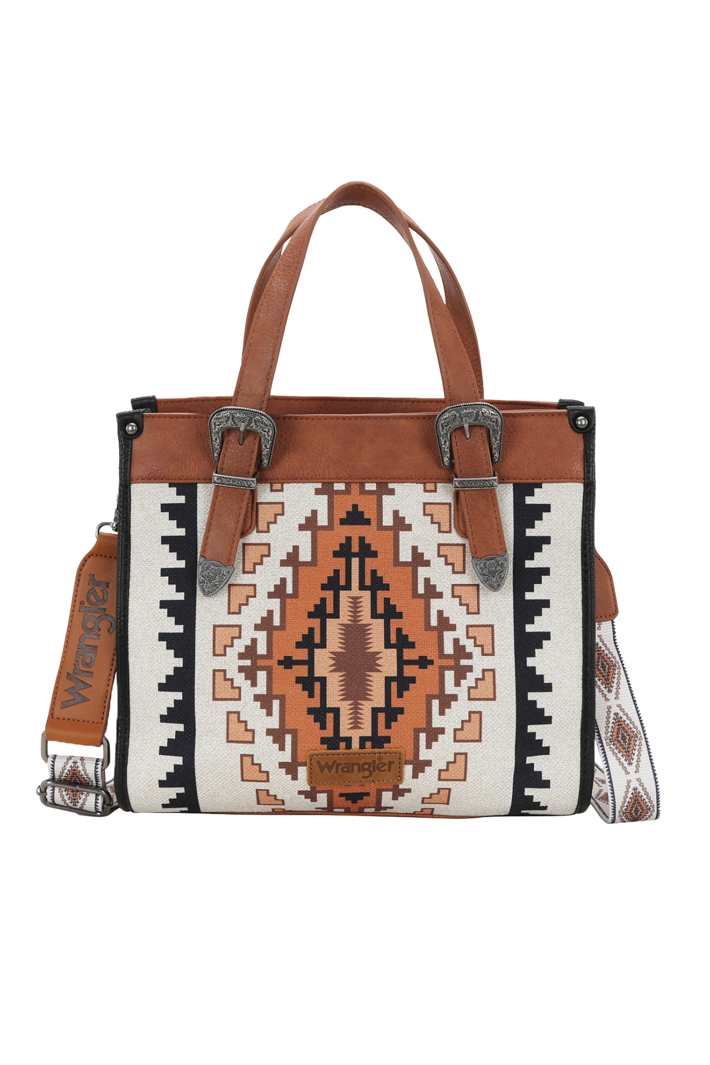 Wrangler Lucia Buckle Handle Bag - Tan - X6W4913BAG