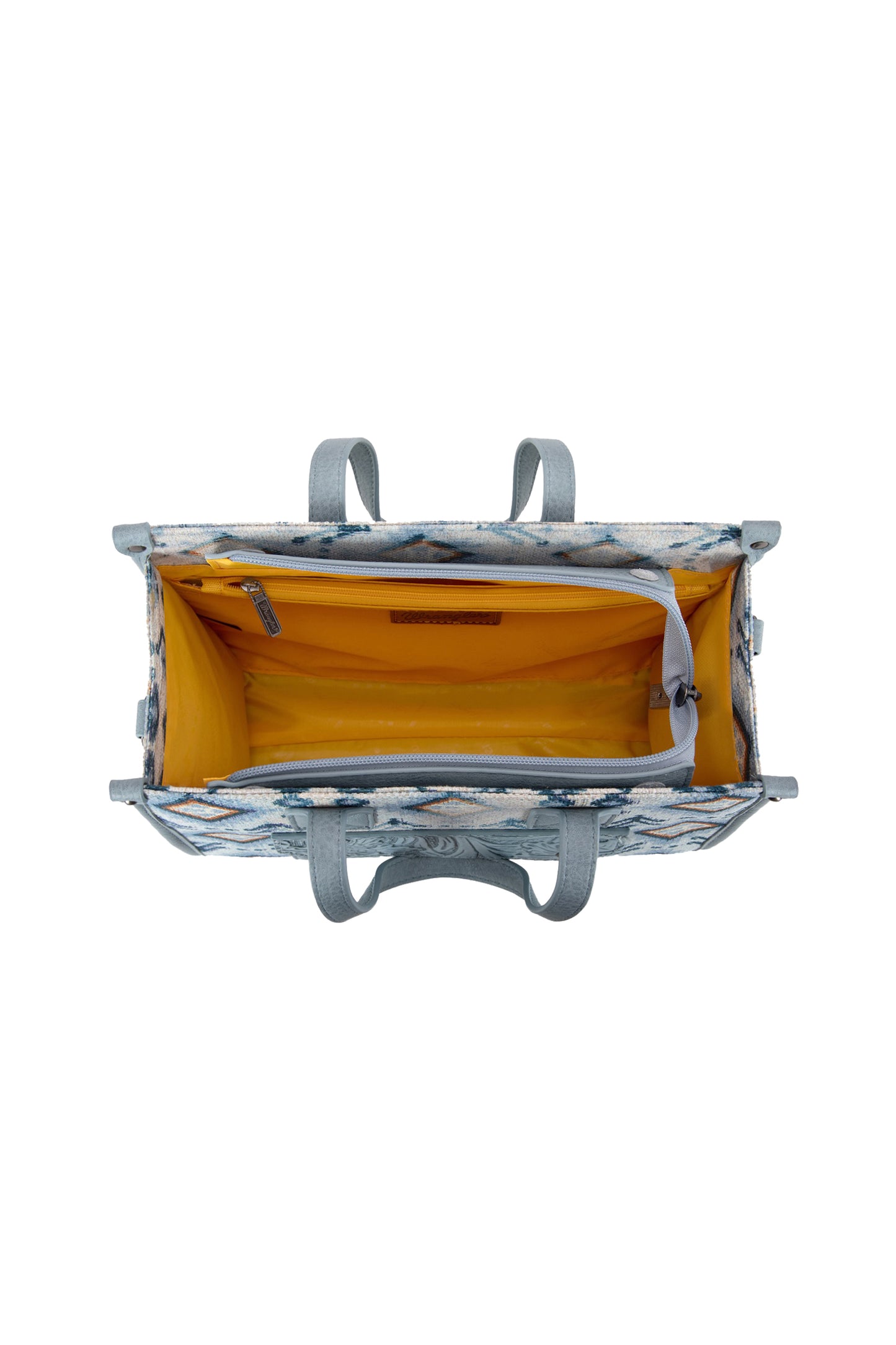 Wrangler Aztec Crossbody Tote Bag - X6W4918BAG - Light Blue