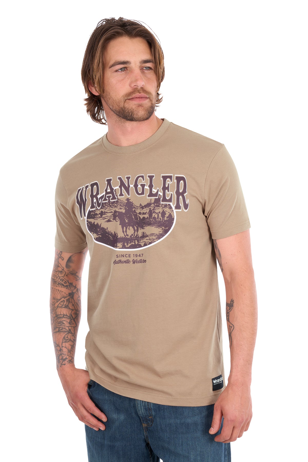 Wrangler Mens James S/S Tee - XCP1557686
