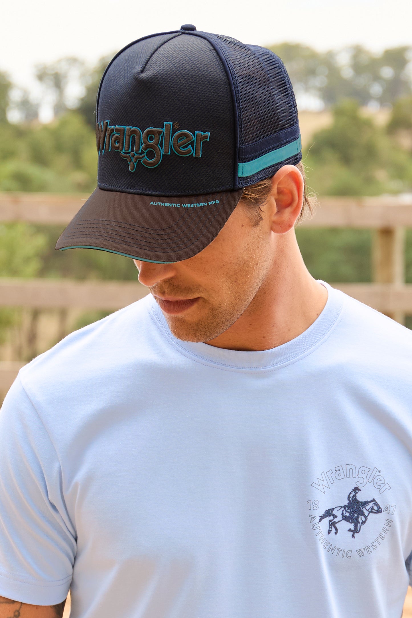 Wrangler Chase High Profile Trucker Cap - XCP1941CAP