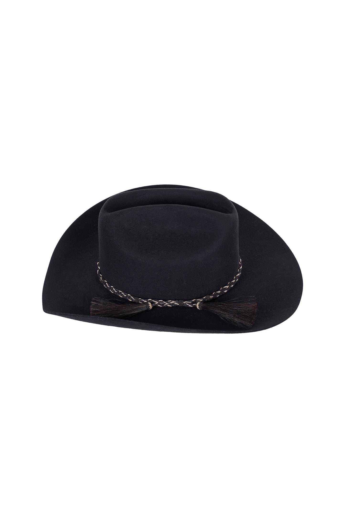 Wrangler Adjustable Horse Hair Hat Band - Black - XCP1977BND