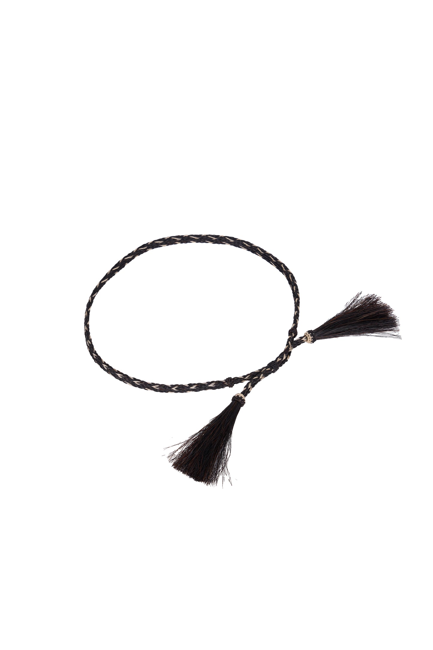 Wrangler Adjustable Horse Hair Hat Band - Black - XCP1977BND