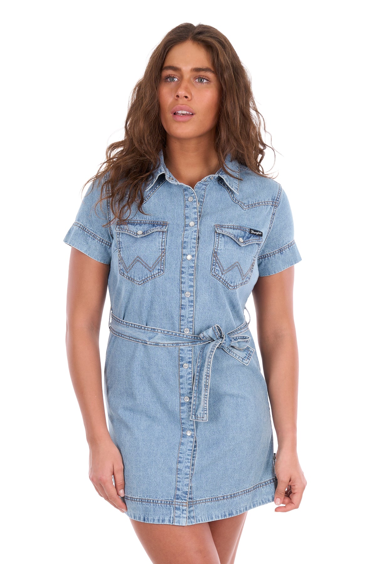 Wrangler Ladies Marla S/S Denim Dress - XCP2408622