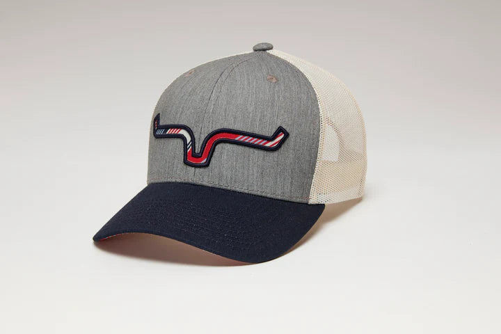 Kimes Ranch Anson Trucker Cap - Grey Heather