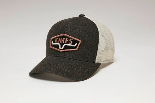 Kimes Ranch Box Spring Trucker Cap - Black -