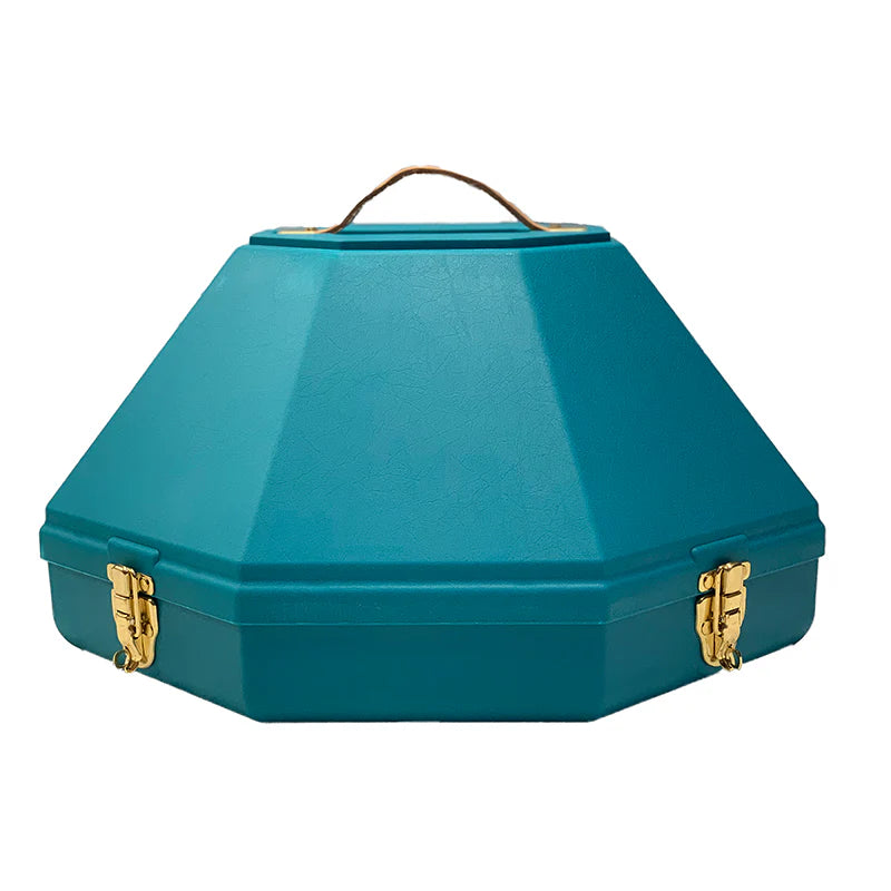 Toptac XL Western Hat Box -  Teal - HTKDKD231
