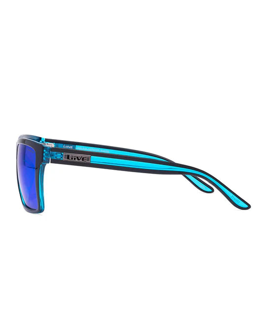 Liive Vision Polarised Sunglasses - Laguna - Mirror Matt Black