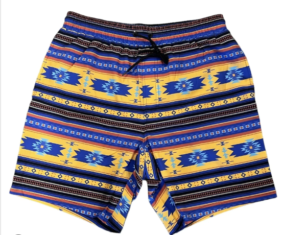 Cinch Mens Western Swimsuit Trunks - Aztec - MB58135003 - On Sale