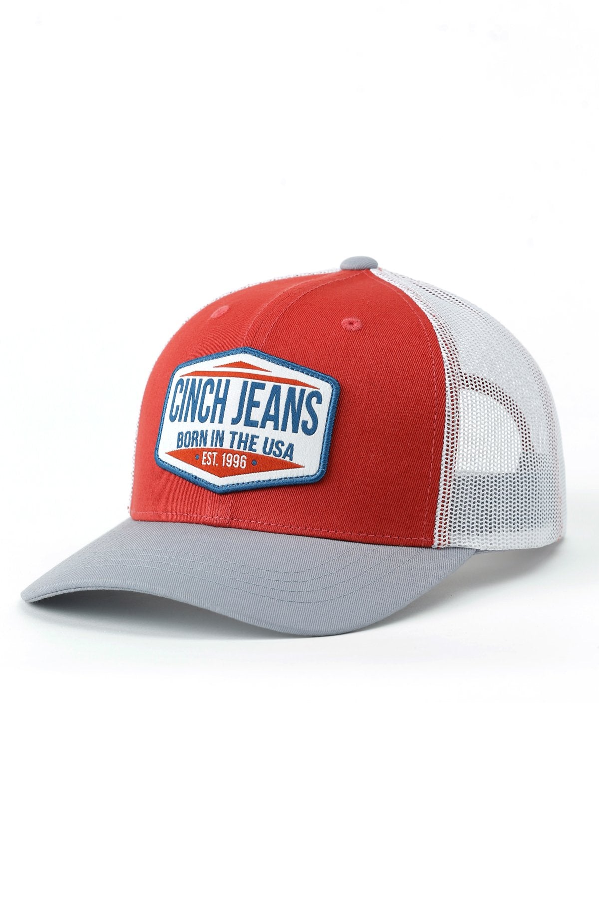 Mens Cinch Jeans Born in The USA Cap - Red - MCC0660631