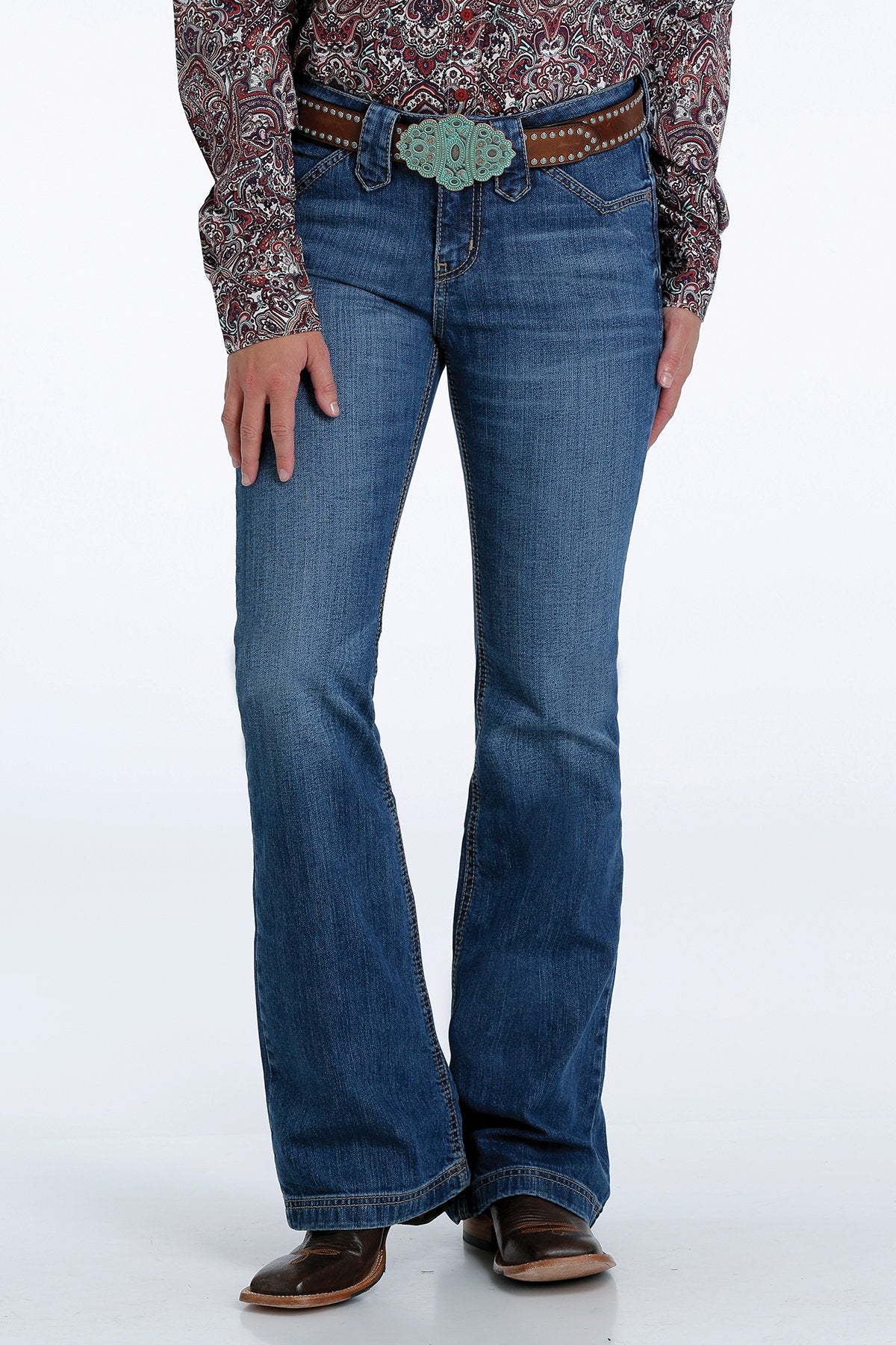 Cinch Ladies Lynden Slim Fit Trouser Jean - MJ81454079