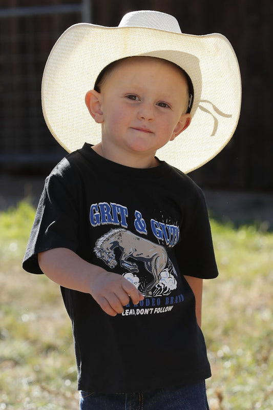 Cinch Boys Baby Grit and Gut Tee - Black