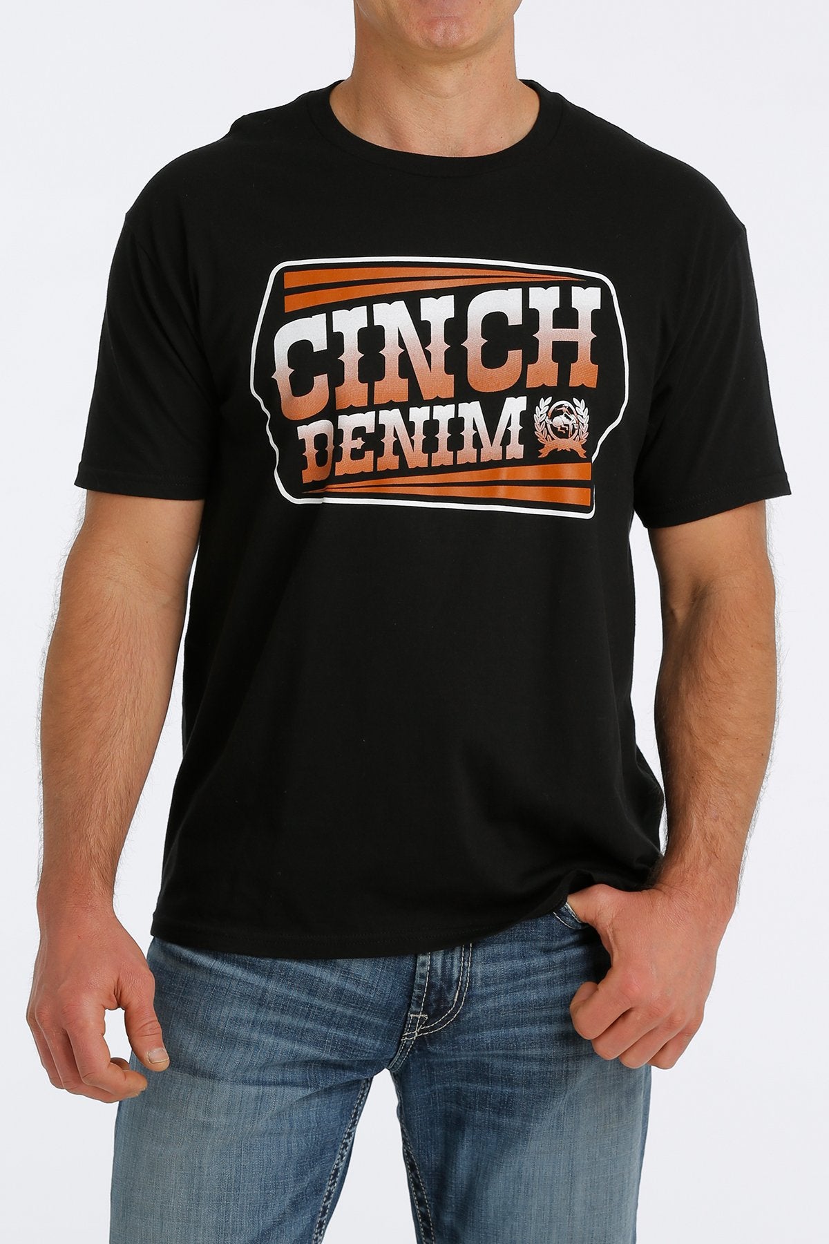 Cinch Mens Denim Tee - MTT1690494